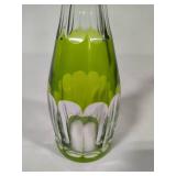 Signed Val Saint Lambert Crystal Decanter w/Stopper