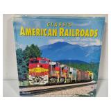 American Railroads Book, Sign & Signed John Cartwright Pencil Sketch (1994)
