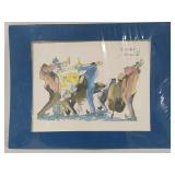Rare Signed Leo Meiersdorff "New Orleans" Jazz Artwork