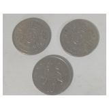 Bank of England Note Featuring Queen Elizabeth II + Misc Coins