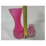 Pretty Pink Vases & Floral Pitcher