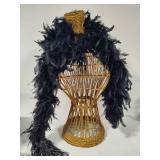 Ladies Bust, Boa & Assorted Vintage Hats