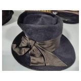 Ladies Bust, Boa & Assorted Vintage Hats