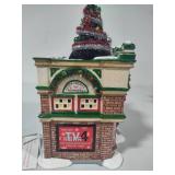 Department 56 "City Lights Christmas Trimmings" Original Snow Village & Chapel