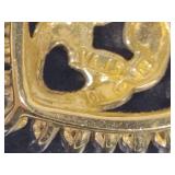 10K Yellow Gold & Diamond Heart Pendant