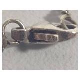 925 VIntage Silver & Garnet Necklace