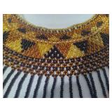 Incredible Large Beaded Bib Necklace