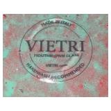 Vietri Italian Handblown Glass Wide-Mouthed Vase