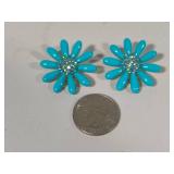 *Rare* Heidi Daus "Flower Power" Necklace/Bracelet/Earring Set