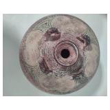 Terra Cotta Redware Pottery Vase