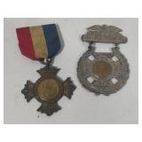 Maneuvers Medal (Fort Benj. Harrison) & 39th National Encampment Medals (1906)
