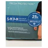 Depend Fresh Protection Adult Incontinence Disposable Underwear for Men