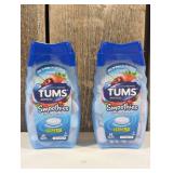 TUMS Extra Strength Antacid Smoothies Berry Fusion Chewable Tablets (set of 2)