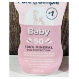 Coppertone Pure & Simple Baby Mineral Sunscreen - SPF 50 - 6 fl oz  (set of 2)