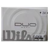Wilson Duo Soft 12pc Golf Balls - White: Practice Sports Equipment
