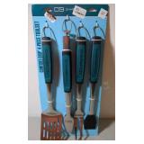 Char-Broil 4pc Comfort Grip Tool Heat-Resistant Grill Cookware Set