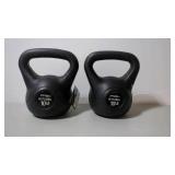 pro kettlebell 10lb (set of 2)