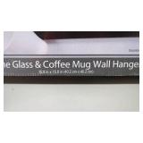 trueliving essentials Wine Glass & Coffee Mug Wall Hanger