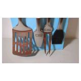 Char-Broil 4pc Comfort Grip Tool Heat-Resistant Grill Cookware Set