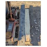 80-In bucket blade square inserts