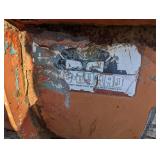 Heavy duty plow blade with edge 90 in Long