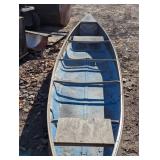 18-Ft aluminum Johnson series canoe  Two-seater