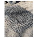 Four panels of garden fence 8 ft. X5 ft. Two of the panels are rolled