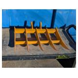 20" Rake for 1 ton mini excavator - Root Rake