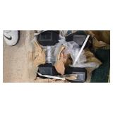 A lot of a Pair of 40LB Rubber Hex Dumbbells ( NEW)