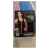 SaunaFX Women’s Neoprene Sauna Vest with Microban – Size Large (M) (NEW)