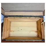 Eagle Lock Co. Antique Steamer Trunk with Lock (No key)
