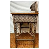 Ypsilanti Furniture Co. Antique Wicker Desk and Chair