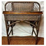 Ypsilanti Furniture Co. Antique Wicker Desk and Chair