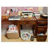 Vintage Kenmore Convertible Sewing Machine Model 1880 and Accessories