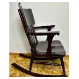 Plymouth Chair Co. Antique Rocking Chair
