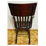 Plymouth Chair Co. Antique Rocking Chair
