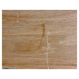 Quilt Rack with Letter "E" Cutout