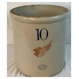 Antique Red Wing Union Stoneware 10 Gallon Crock