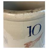 Antique Red Wing Union Stoneware 10 Gallon Crock