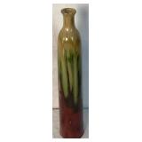 Pottery Collection - Burgundy & Greens - Lamp, Vases and Bowl