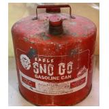 Vintage Metal Gasoline Can Collection