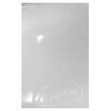 Fenton Silver Crest Milk Glass Ruffled Pedestal Bowl