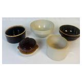 Small Stoneware Crock Bundle - Set of 5
