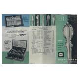 Large Set of 1847 Rogers Bros. Springtime Silverplate Flatware Set