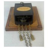 Vintage Small Hummel Little Girl Wind Up Wall Pendulum Clock Made in West Germany  with Anri Music Box