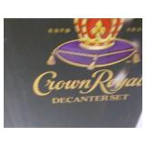3 pc Crown Royal Decanter Set...