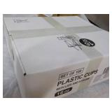 Case of 100 Plastic 16 oz Cups with...