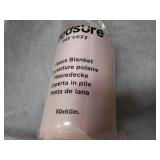 Bedsure Fleece Pink 50 x 60" Blanke...