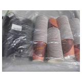 100 Coffee Cups and Lids...