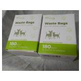 2 Boxes 180 bags each Pet Waste Bag...